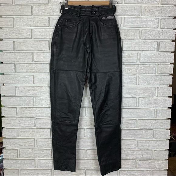 Harley Davidson Leather Pants - Picture 1 of 14